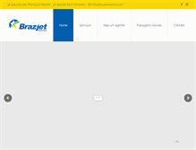 Tablet Screenshot of brazjetexpress.com